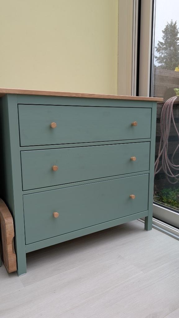 Ikea HEMNES Ladekast, grijsgroen, Huis en Inrichting, Kasten | Ladekasten, Nieuw, Minder dan 100 cm, 100 tot 150 cm, 25 tot 50 cm