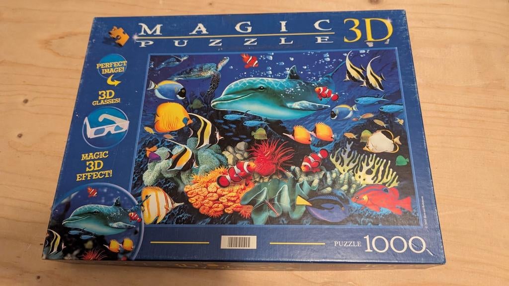 Magic 3D Puzzel - 1000 stukjes, Ophalen of Verzenden, 500 t/m 1500 stukjes, Zo goed als nieuw, Legpuzzel
