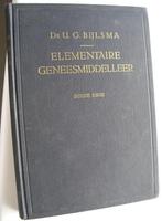 Dr. BIJLSMA - Elementaire Geneesmiddelenleer 1937, Ophalen of Verzenden, Gelezen