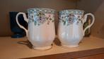 2 porseleinen bone China mokjes, Huis en Inrichting, Keuken | Servies, Ophalen of Verzenden, Porselein, Overige stijlen, Kop(pen) en/of Schotel(s)