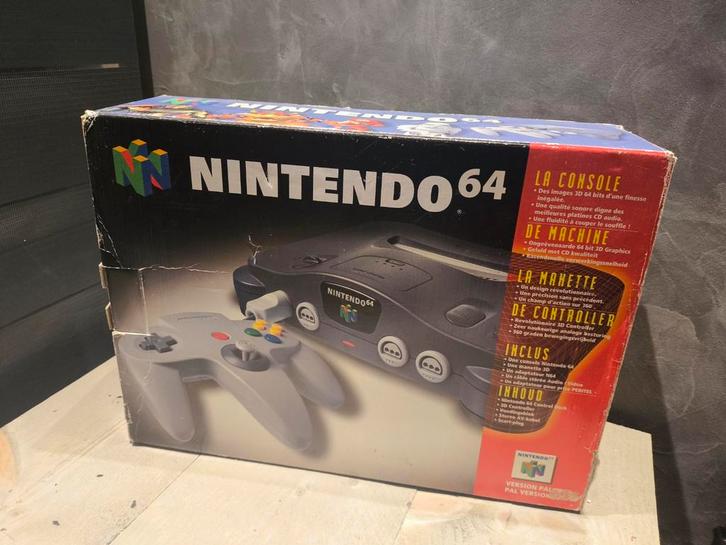 Nintendo 64 Compleet in Doos!, Spelcomputers en Games, Spelcomputers | Nintendo 64, Zo goed als nieuw, Met 1 controller, Ophalen of Verzenden