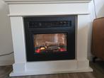 Elektrische sfeerhaard met schouw, Huis en Inrichting, Ophalen, Gebruikt, Vrijstaande haard, Elektrische haard