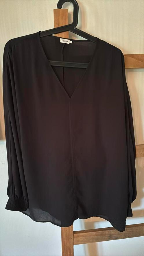 Filippa k, blouse zwart, mt 38, Kleding | Dames, Blouses en Tunieken, Zo goed als nieuw, Maat 38/40 (M), Blauw, Verzenden