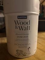 Nieuwe emmer Gamma Wood & Wall Wonderful White 10L, Doe-het-zelf en Verbouw, Verf, Beits en Lak, Ophalen, 5 tot 10 liter, Wit