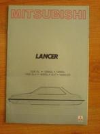 Mitsubishi Lancer, Tredia of Galant brochure/auto folder, Ophalen of Verzenden, Mitsubishi