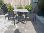 Terras meubilair/stapelbare tuinstoelen/opklaptafel/stoelen, Tuin en Terras, Tuinsets en Loungesets, Ophalen, Kunststof, Meer dan 8 zitplaatsen