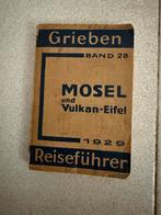 Antieke Grieben Reisgids Mosel & Vulkan-Eifel 1929, Europa, Ophalen of Verzenden, Reisgids of -boek, Gelezen