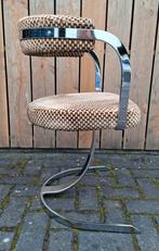 Design stoel. Boris Tabacoff. Vintage. Retro., Ophalen, Gebruikt, Stof, Eén