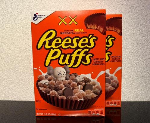 Reese’s Puffs X KAWS cereal/cornflakes - limited edition, Diversen, Levensmiddelen, Verzenden