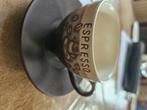6 espresso kopjes, Verzamelen, Ophalen of Verzenden, Zo goed als nieuw, Overige materialen, Kop en/of schotel
