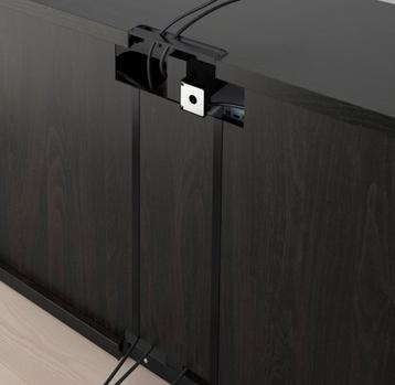 Ikea BESTA tvmeubel 120x42x72cm zwart - afbeelding 4