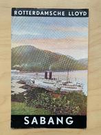 scheepvaart , Rotterdamsche Lloyd , brochure, Ophalen of Verzenden, Gebruikt, Motorboot, Gebruiksvoorwerp