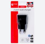 Partij 2-poort telefoon opladers USB-C + USB-A 17 st. € 34,-, Ophalen of Verzenden, Nieuw