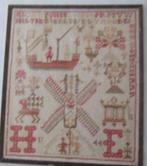 Borduurpatroon  Merklap   nr 8128, Hobby en Vrije tijd, Borduren en Borduurmachines, Verzenden, Nieuw, Handborduren, Patroon