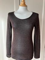 Feestelijke glans top, maat 38, Kleding | Dames, Maat 38/40 (M), Bruin, Ophalen of Verzenden, Zo goed als nieuw