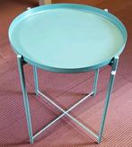 Mooi Tafeltje Ikea Uiterlijk 2nov ophalen, Minder dan 55 cm, Metaal of Aluminium, Rond, Zo goed als nieuw