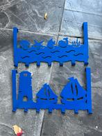 Leuke blauwe kast haken voor de kinderkamer, Huis en Inrichting, Ophalen, Zo goed als nieuw, Metaal, Wandhaken