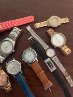 10 horloges lot dkny oozoo marc o polo ernest oktime partij, Ophalen of Verzenden, Zo goed als nieuw, Staal, Overige merken