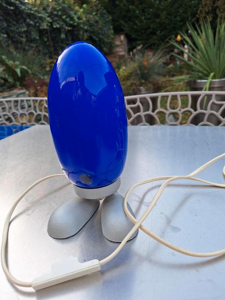 Vintage design lampje ikea.Dino egg.DALEN,DRENTHE, Huis en Inrichting, Lampen | Tafellampen, Zo goed als nieuw, Minder dan 50 cm