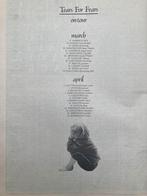 Paginagrote A3 advertentie TEARS FOR FEARS The Hurting tour, Verzenden