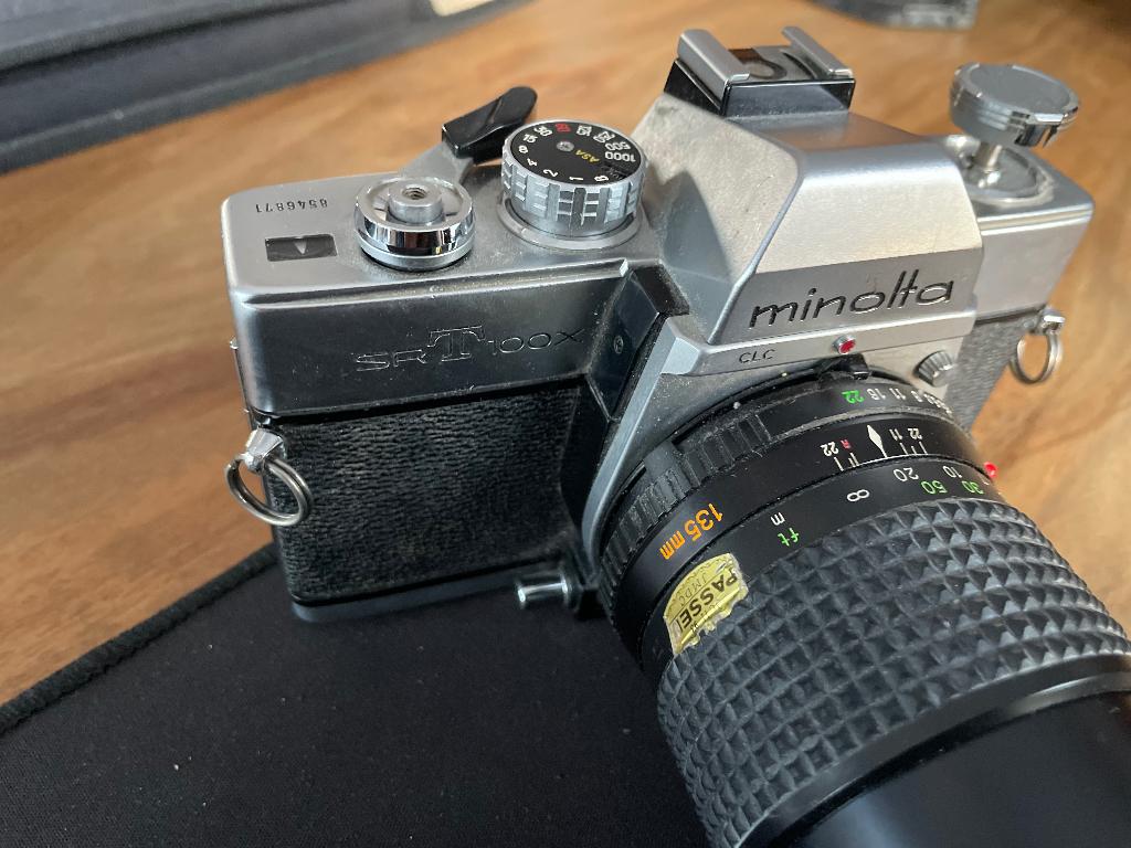 Minolta SRT 100X, Audio, Tv en Foto, Fotocamera's Analoog, Ophalen of Verzenden, Gebruikt, Spiegelreflex, Minolta