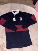 Stijlvol rugby shirt van Front Row & Co, Kleding | Heren, Ophalen of Verzenden, Nieuw, Blauw, Halswijdte 41/42 (L)