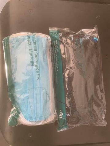  100.000 IIR Sanitodos mondkapjes | Blauw/Zwart mix  beschikbaar voor biedingen