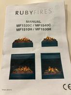 Ruby Fires Elektrische Haard, Huis en Inrichting, Haarden, Ophalen, Zo goed als nieuw, Vrijstaande haard, Elektrische haard