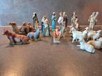 Kerststal 20-delig Kunststof Vintage, Ophalen of Verzenden, Gebruikt