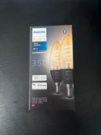 2x Philips Hue White Ambiance E14 Kaars - Nieuw in doos, Ophalen of Verzenden, Nieuw, Nieuw in doos, 2x kaars 350 lumen