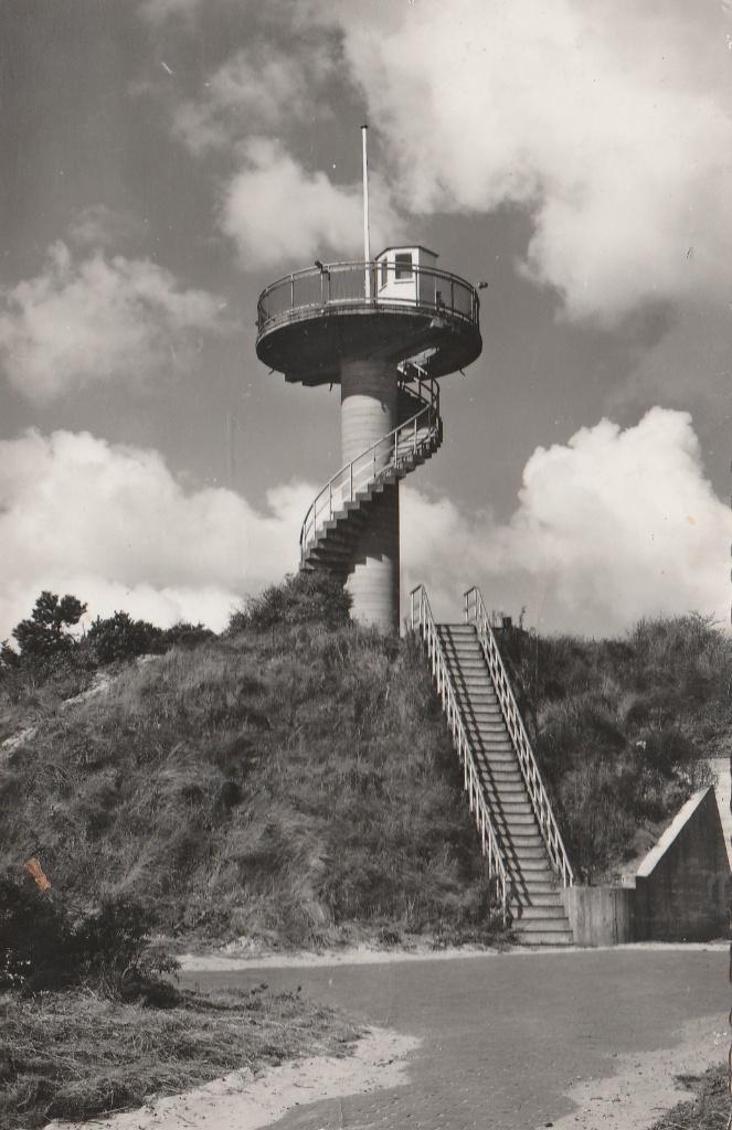 BURGH HAAMSTEDE Uitzichttoren, Verzamelen, Ansichtkaarten | Nederland, Gelopen, Zeeland, 1960 tot 1980, Verzenden