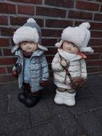 Ohhh...Wat lief deze 2 beelden "Jip en Janneke", Antiek en Kunst, Ophalen