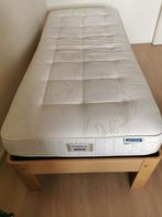 Auping Auronde 90x200 Elektrisch Verstelbaar + Matras, Huis en Inrichting, Slaapkamer | Bedden, Ophalen, 90 cm, Eenpersoons, Bruin