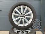 16 inch VW Polo Velgen + Winterbanden MERANO 5x100 Bridgesto, Auto-onderdelen, Gebruikt, -, -, Banden en Velgen