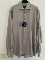 Cavallaro Napoli linnen blend hemd mt 39 en 43, Beige, Nieuw, Ophalen of Verzenden, Halswijdte 43/44 (XL)