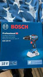 Bosch GSR 18v-55, Ophalen of Verzenden, Zo goed als nieuw, Boor- en Schroefmachine