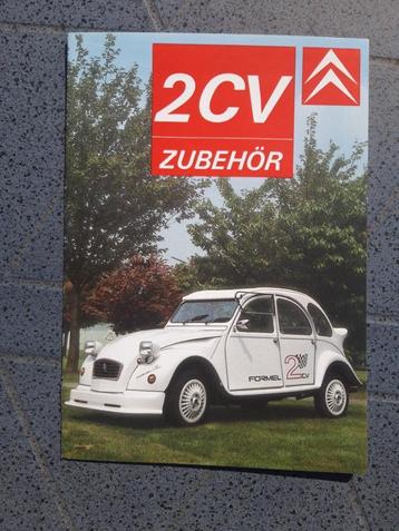 folder Citroën 2CV accessoires Duits 1989 beschikbaar voor biedingen
