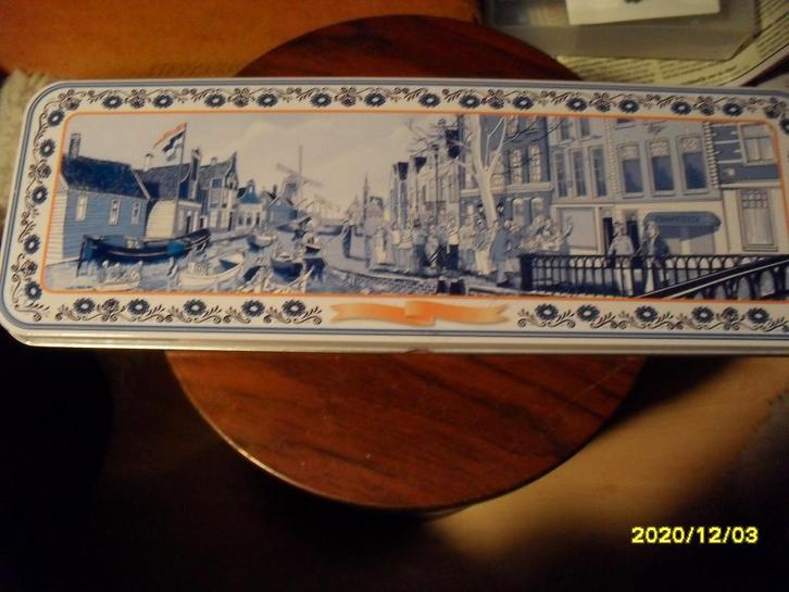 Z.G.A.N. Blik van de Nationale Postcode loterij, Leeg...;)., Verzamelen, Blikken, Zo goed als nieuw, Overige, Overige merken, Ophalen of Verzenden