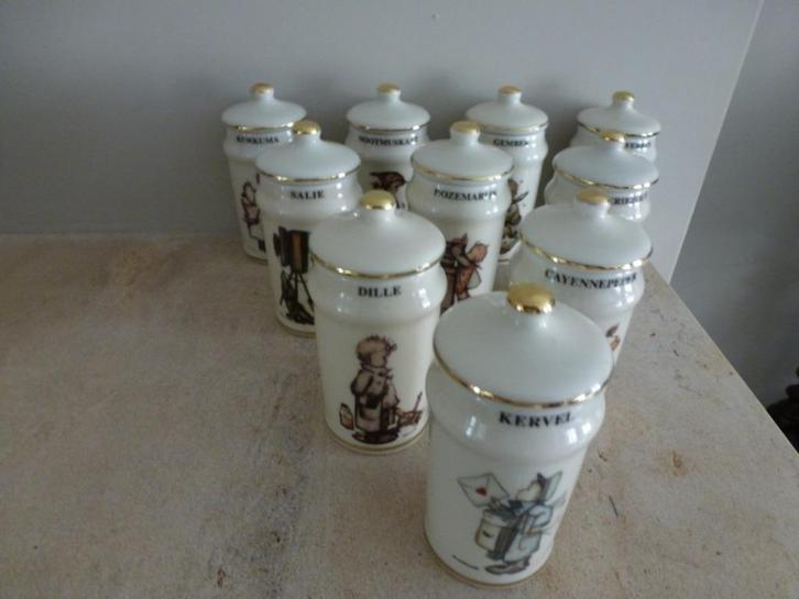 (3) 10 Kruidenpotjes van Hummel, Huis en Inrichting, Keuken | Keukenbenodigdheden, Nieuw, Ophalen of Verzenden