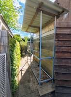 Grote stelling opslag haardhout., Tuin en Terras, Haardhout, Minder dan 3 m³, Ophalen, Overige houtsoorten, Blokken