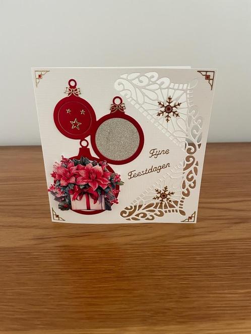 Kaartje kerst (35), Hobby en Vrije tijd, Kaarten | Zelfgemaakt, Nieuw, Kerst, Ophalen of Verzenden