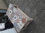 Salontafel met tegels, Ophalen, Gebruikt, 100 tot 150 cm, 50 tot 100 cm