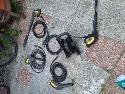 Diverse handgrepen met hogedrukslang karcher, Tuin en Terras, Hogedrukreinigers, Zo goed als nieuw, Elektrisch, Ophalen