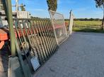 Hekwerk draaihekken met poortopeners, Ophalen, Zo goed als nieuw, IJzer, Dubbelstaafmat hekwerk