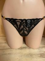 Aubade spaghetti string maat 44 elie  saab 1c23, Verzenden, Zwart, String