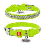 WAUDOG Glamour Halsband Leder Groen XXS Nek 18-21 cm -30%!!!, Ophalen of Verzenden, Handgemaakt, Nieuw