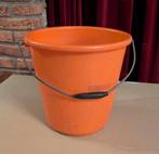 Jaren zeventig oranje 10 liter emmer, Antiek en Kunst, Curiosa en Brocante, Ophalen of Verzenden