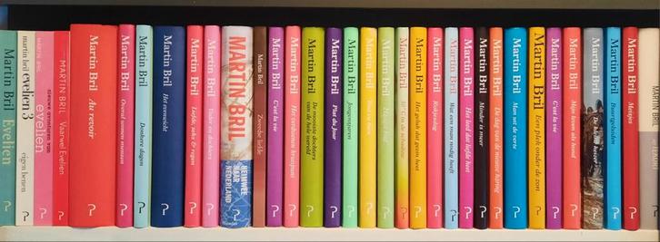 Martin Bril - Collectie van 49 boeken, Boeken, Overige Boeken, Gelezen, Ophalen of Verzenden