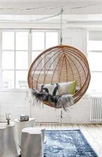 HK Living rotan hangstoel, Huis en Inrichting, Ophalen, Riet of Rotan, Gebruikt, Bruin