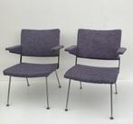 Gispen fauteuils, Huis en Inrichting, Fauteuils, Ophalen, Metaal, Gebruikt, 75 tot 100 cm
